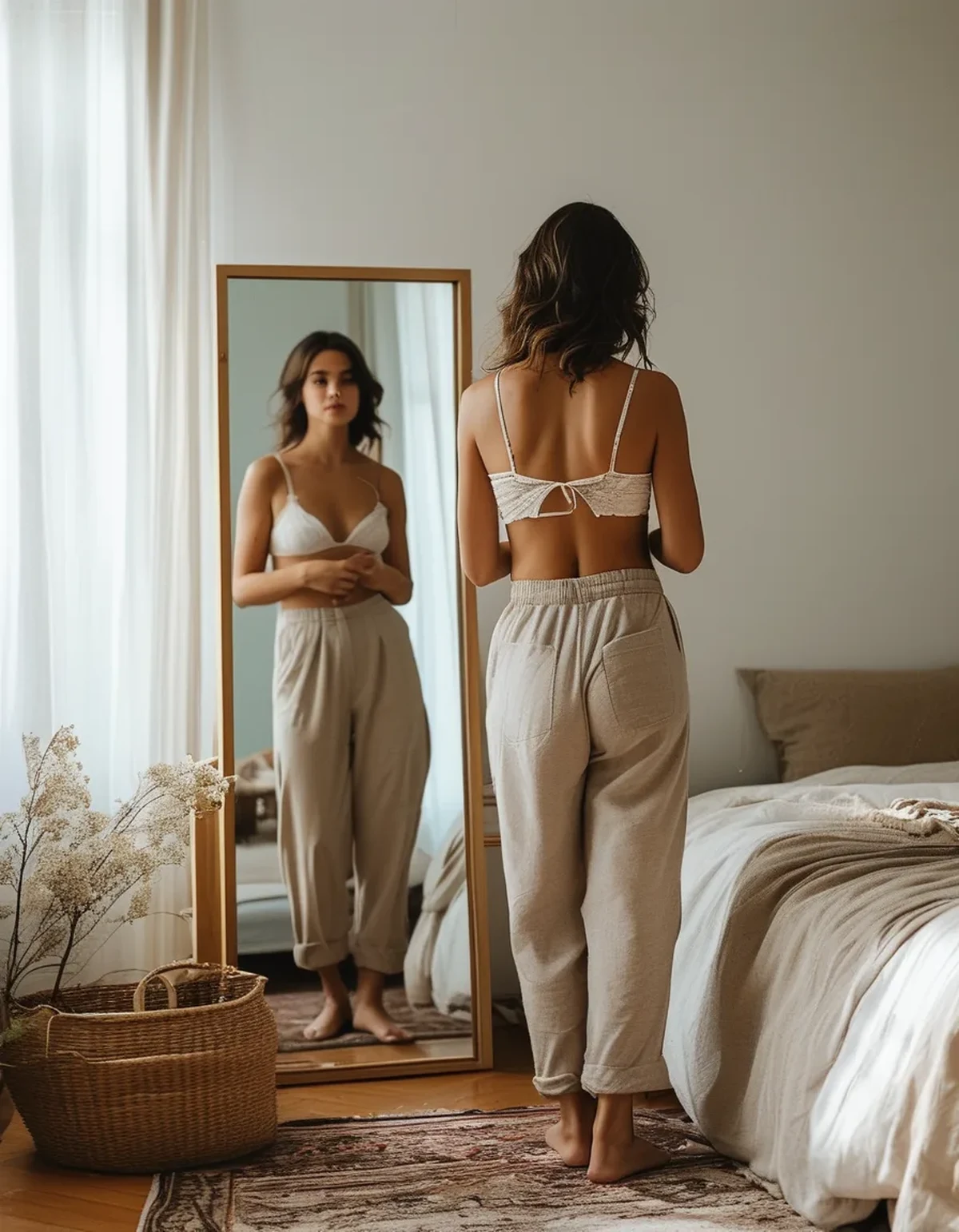 Why Mirror Selfies Don't Match How Clothes Actually Fit in Person